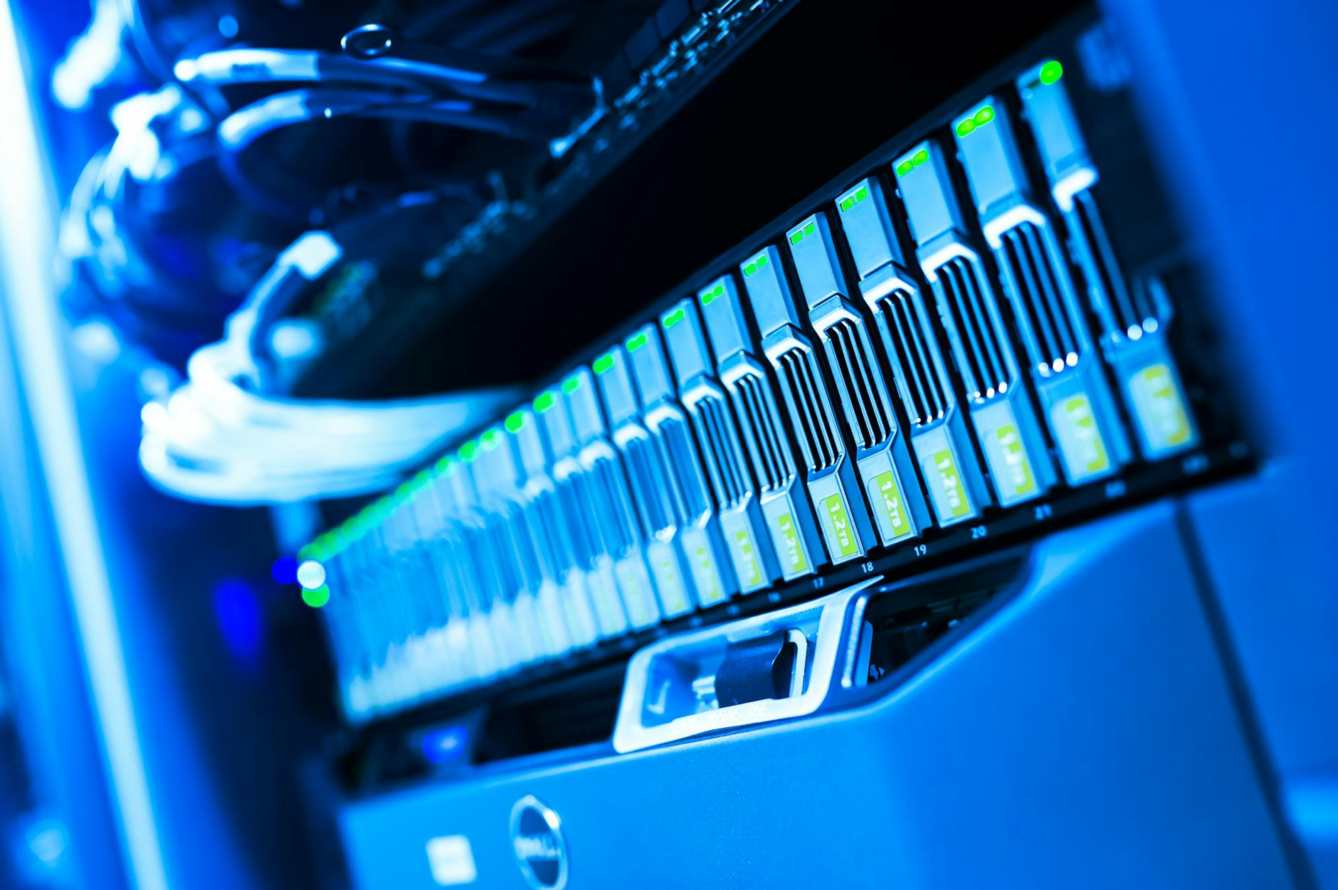 light on computer hardware